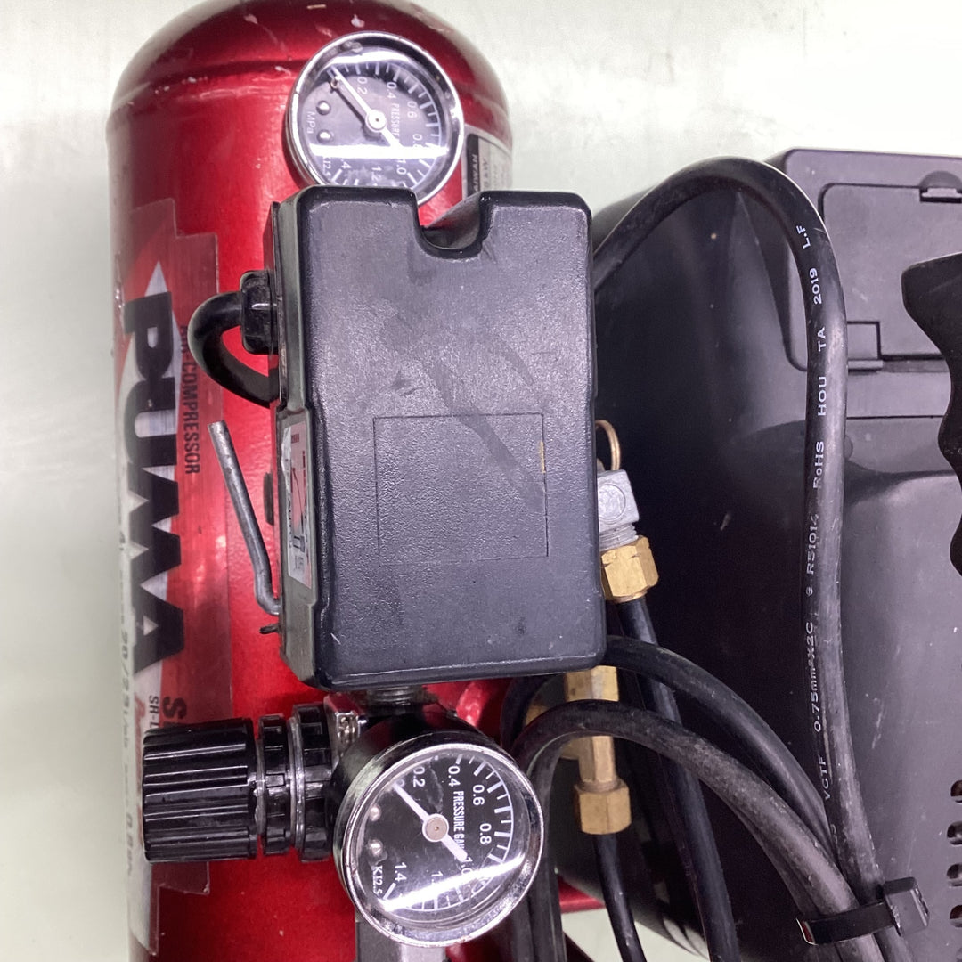 〇藤原産業 (SK11) オイルレス エアーコンプレッサー SR-045 タンク容量 4L SR-L04SPT-01【越谷店】