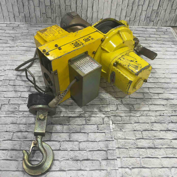 ◇トーヨーコーケン(TKK) 電動ウインチ(ワイヤー) ベビーホイスト BH-930【草加店】