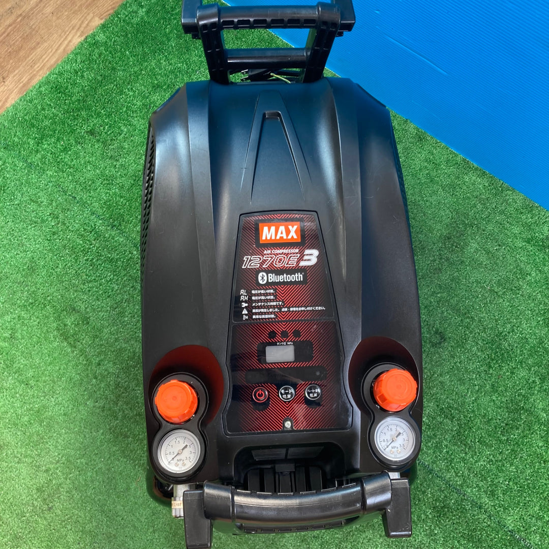 ★マックス(MAX) エアコンプレッサー AK-HH1270E3_ブラック【岩槻店】