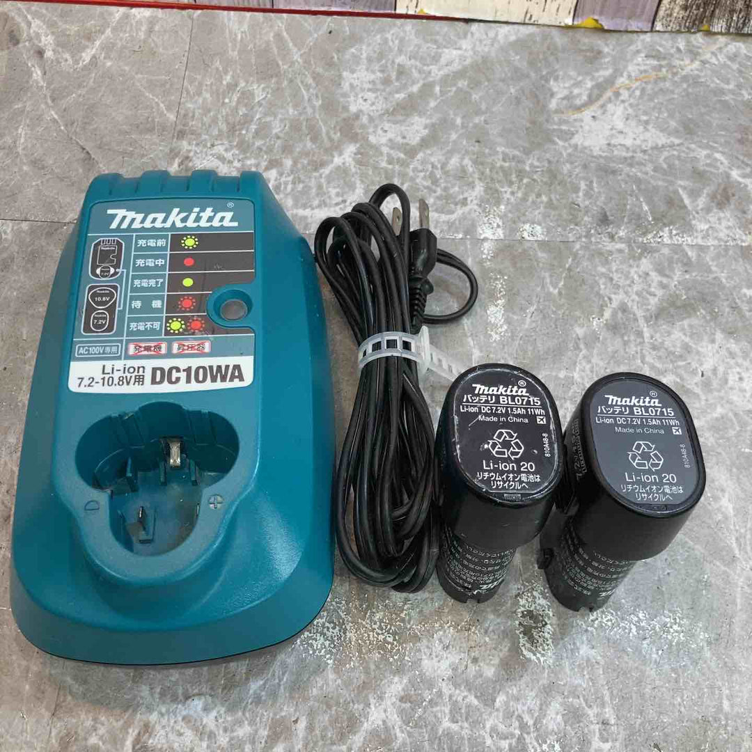 【中古品】★マキタ makita 7.2V コードレスペンインパクトドライバー TD022DSHXB バッテリー2個付【八潮店】