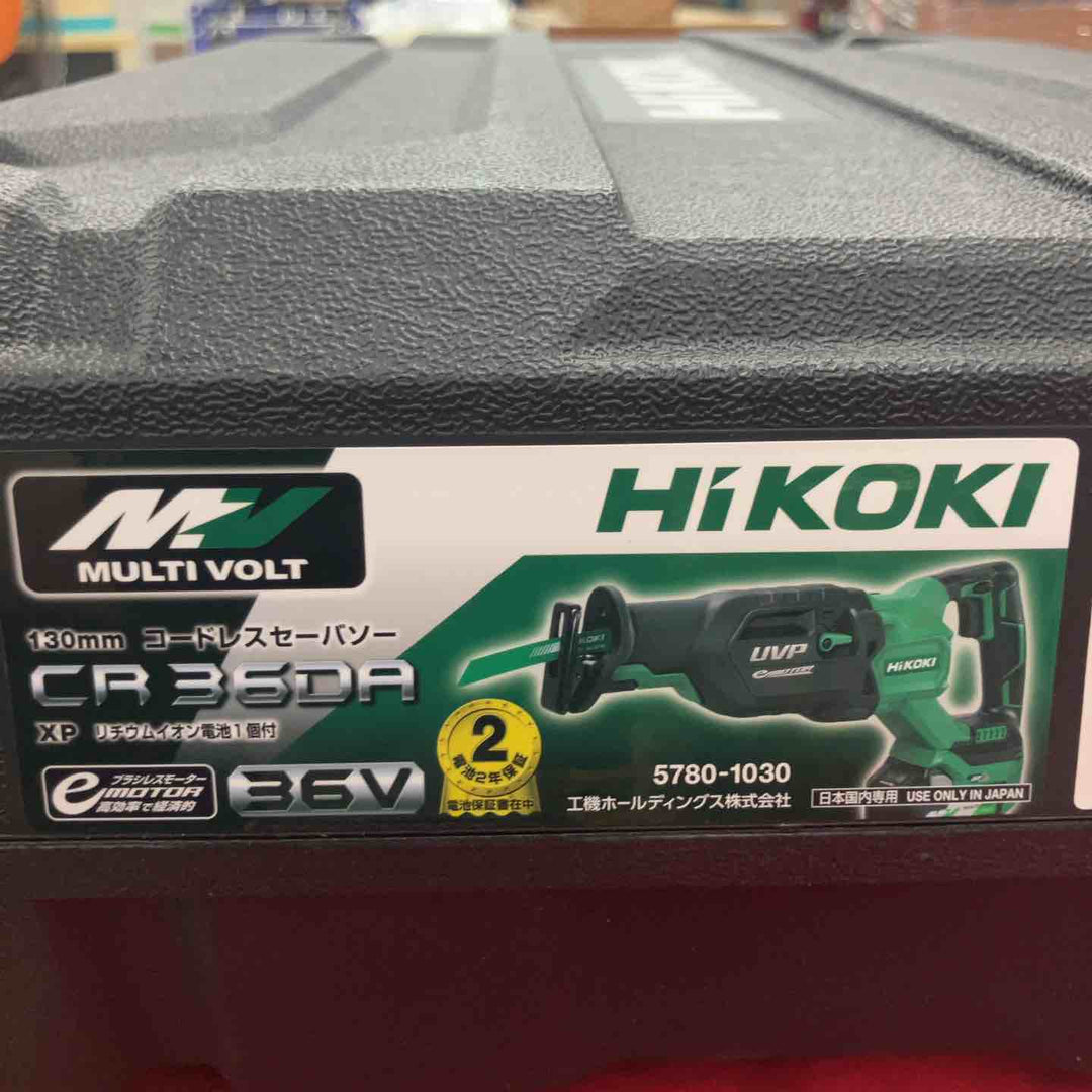 【未使用(店頭展示品)】★ハイコーキ(HIKOKI ※旧:日立工機) コードレスセーバーソー CR36DA(XP)【東大和店】