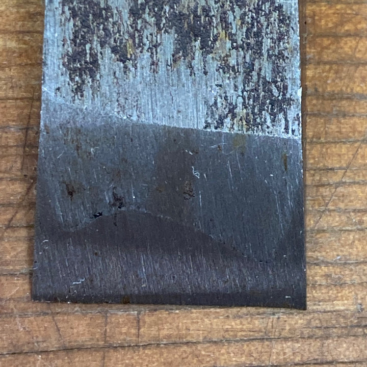 左久作 山入鋼 鑿 柄無し 刃幅：約17.07mm【柏店】