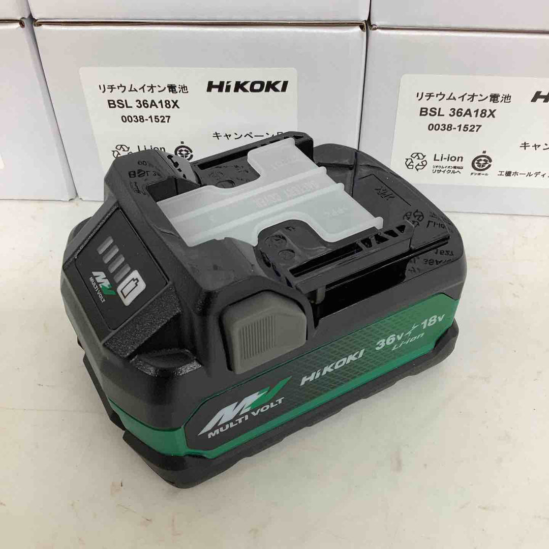 ▼まとめ売買 【10個セット】 HIKOKI マルチボルトバッテリー BSL36A18X【狭山】