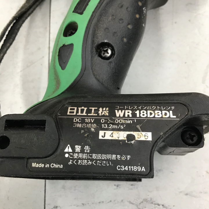 【中古品】 ハイコーキ/HIKOKI ※旧:日立工機 コードレスインパクトレンチ WR18DBDL(NN) 【鴻巣店】