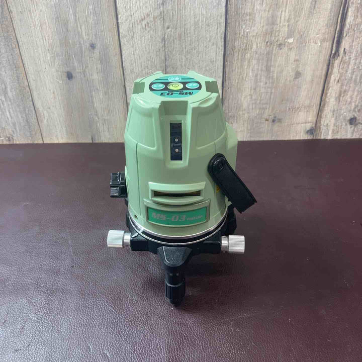 【中古美品】 山真/ヤマシン(YAMASHIN) グリーンレーザー墨出し器 MS-03 【東大和店】