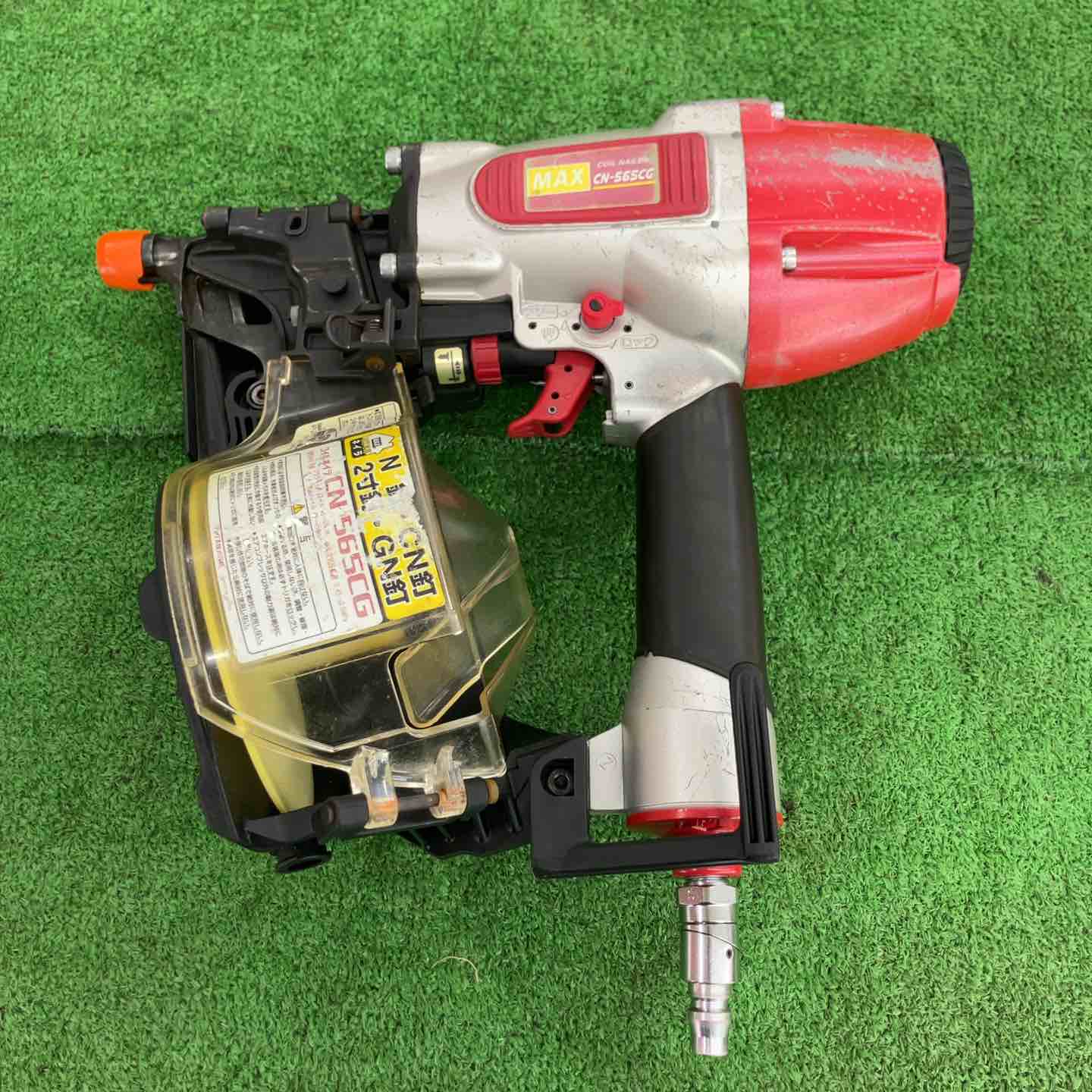 中古品●MAX常圧エア釘打ち機CN-565CG●D● 中古品】 マックス/MAX 常圧エア釘打ち機・CN-565CG 【桶川店