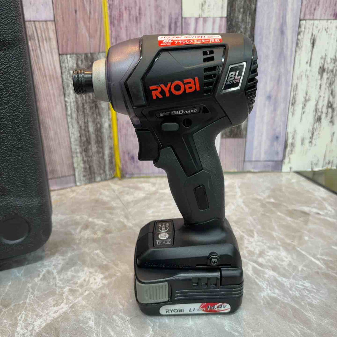 ◇リョービ(RYOBI) 充電式インパクトドライバ BID-1420L1 655200A【八潮店】