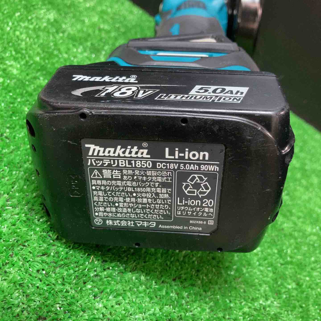 ☆マキタ(makita) 125mmコードレスディスクグラインダ GA512DZ 18V5.0Ahバッテリー付き【岩槻店】