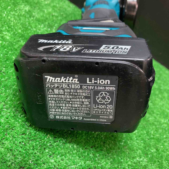 ☆マキタ(makita) 125mmコードレスディスクグラインダ GA512DZ 18V5.0Ahバッテリー付き【岩槻店】