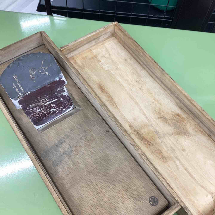 ★稀有品★喜勇作 鉋 鑿 大工道具 木工 職人 プロ 刃幅約104mm  長台カンナ 一枚刃 【越谷店】