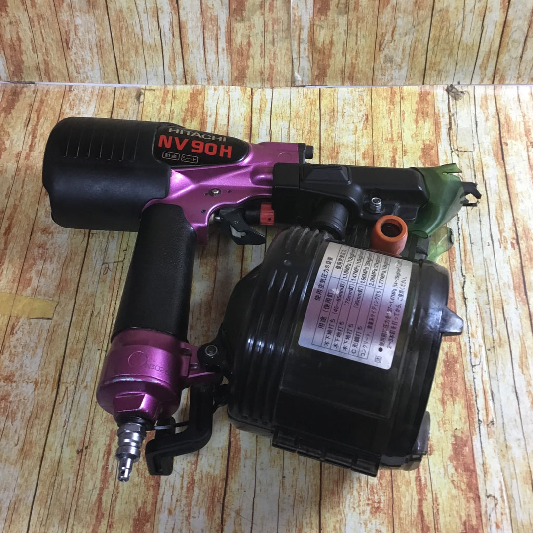 ★ハイコーキ(HIKOKI ※旧:日立工機) 高圧エア釘打ち機 NV90H【川崎店】