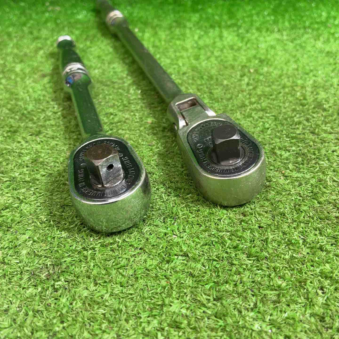 スナップオン(Snap-on) 3/8フレックスラチェットハンドル F831,3/8”ラチェットハンドル F830 2本セット【藤沢店】