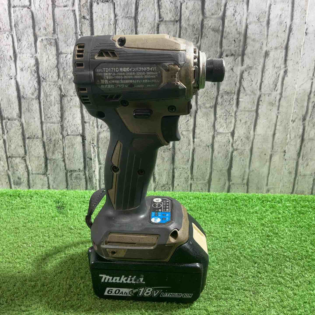 ★マキタ(makita) コードレスインパクトドライバー TD171DGXAB 動作確認済【川口店】