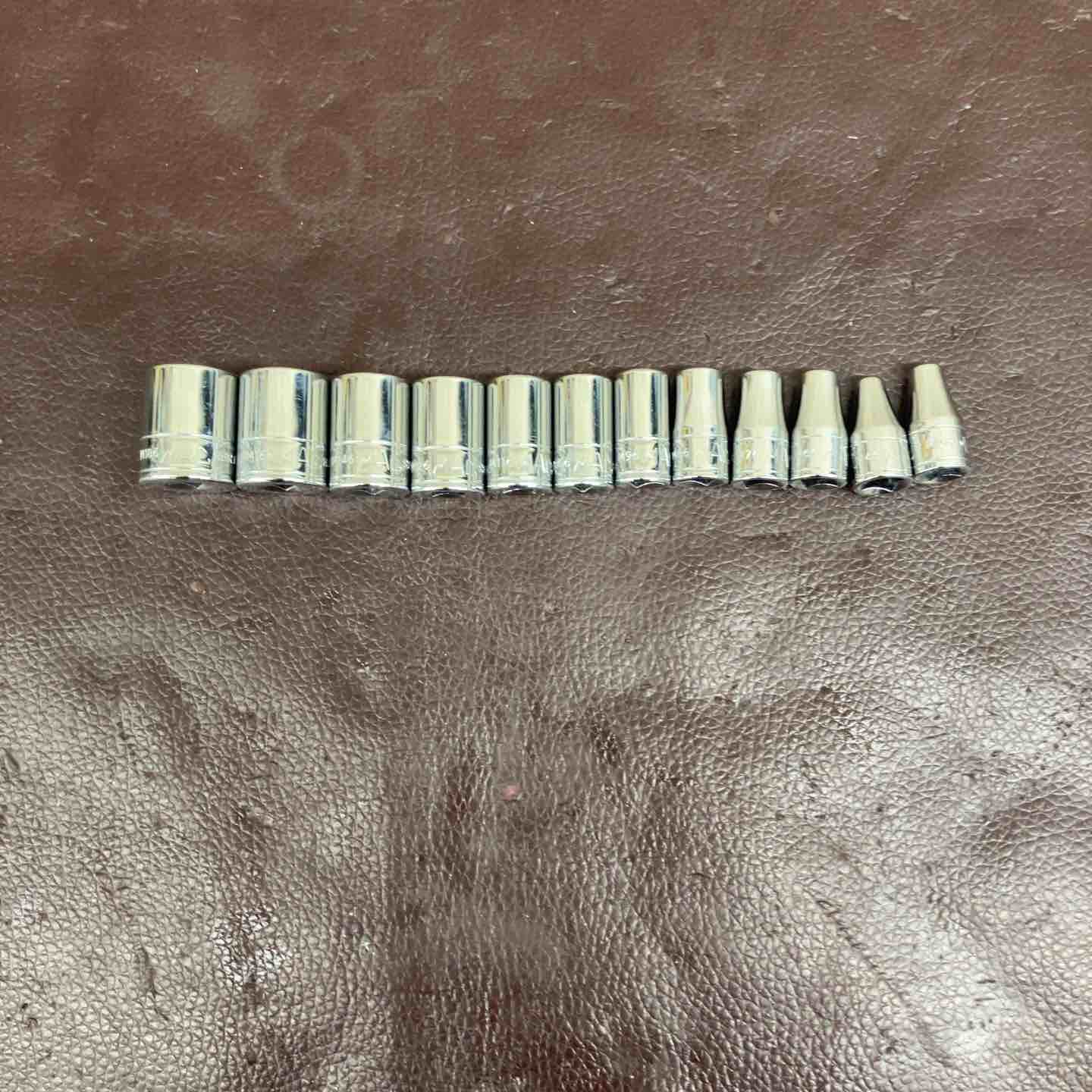 【未使用(店頭展示品)】 マックツール(MACTOOLS) DR6.5mm RBRT インチ スタンダードソケット 12個セット 【東大和店】 未使用(店頭展示品)】 マックツール(MACTOOLS) DR6.5mm RBRT インチ