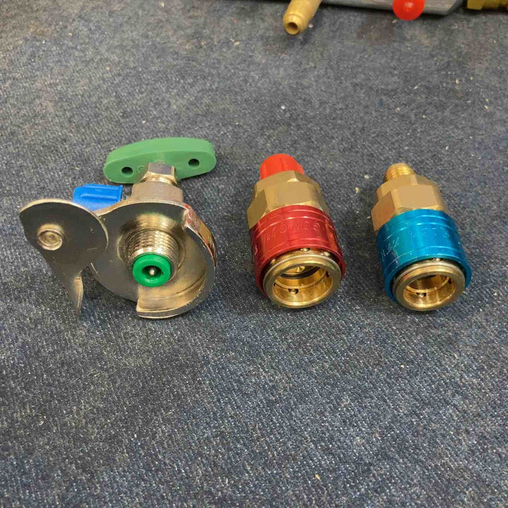 COOLTECH クールテック マニホールドゲージ EN837-1 圧力計 ハードケース付き ※動作未確認 【八潮店】