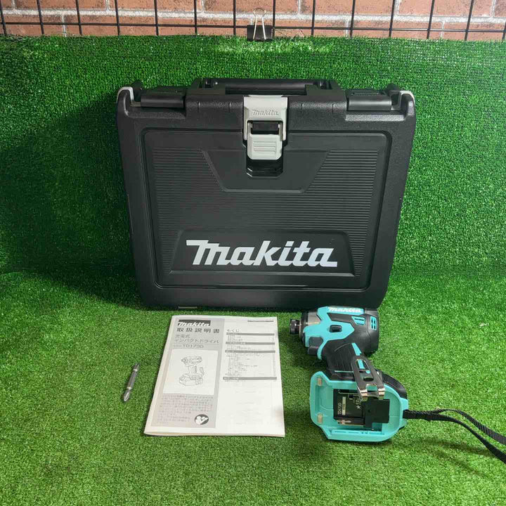 【本体＋ケース】マキタ(makita) 18Vコードレスインパクトドライバ TD173DGXTB ターコイズブルー【藤沢店】