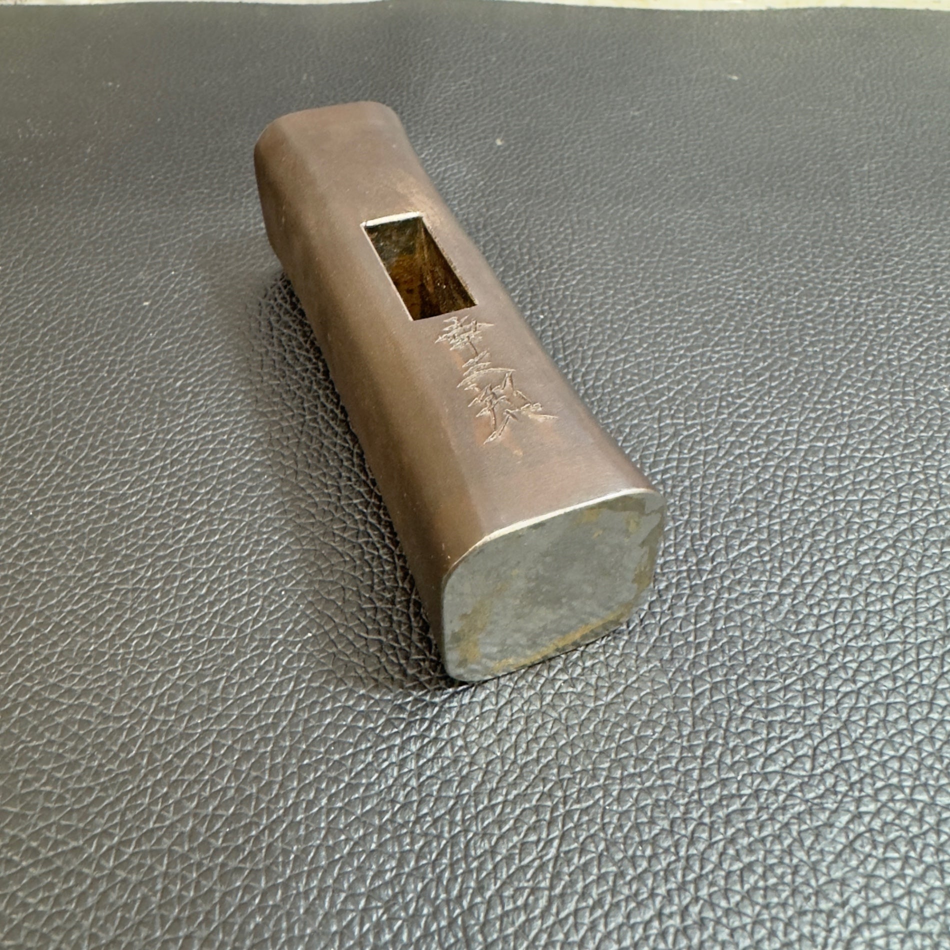 希少】幸三郎(長谷川) 玄能(玄翁) 和鐵(和鉄) 四角 鋼付け 赤錆仕上