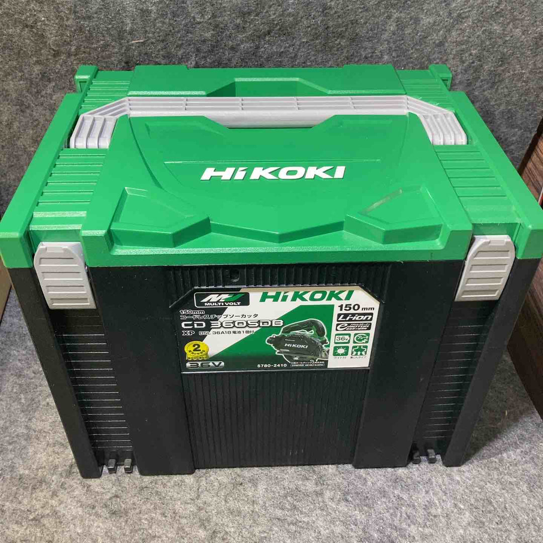 【美品】ハイコーキ(※旧:日立工機) コードレスチップソーカッタ CD3605DFA(XPZ)【桶川店】