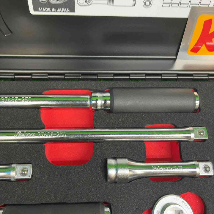 【美品】Ko-ken 3286Z Z-EAL 3/8" (9.5mm)差込 ソケットレンチセット 21ヶ組 3286Z【藤沢店】