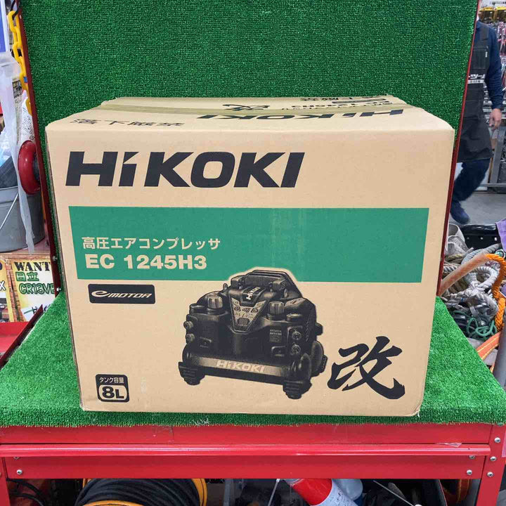 ハイコーキ(HIKOKI ※旧:日立工機) 高圧エアコンプレッサ EC1245H3(CTN)【川崎店】