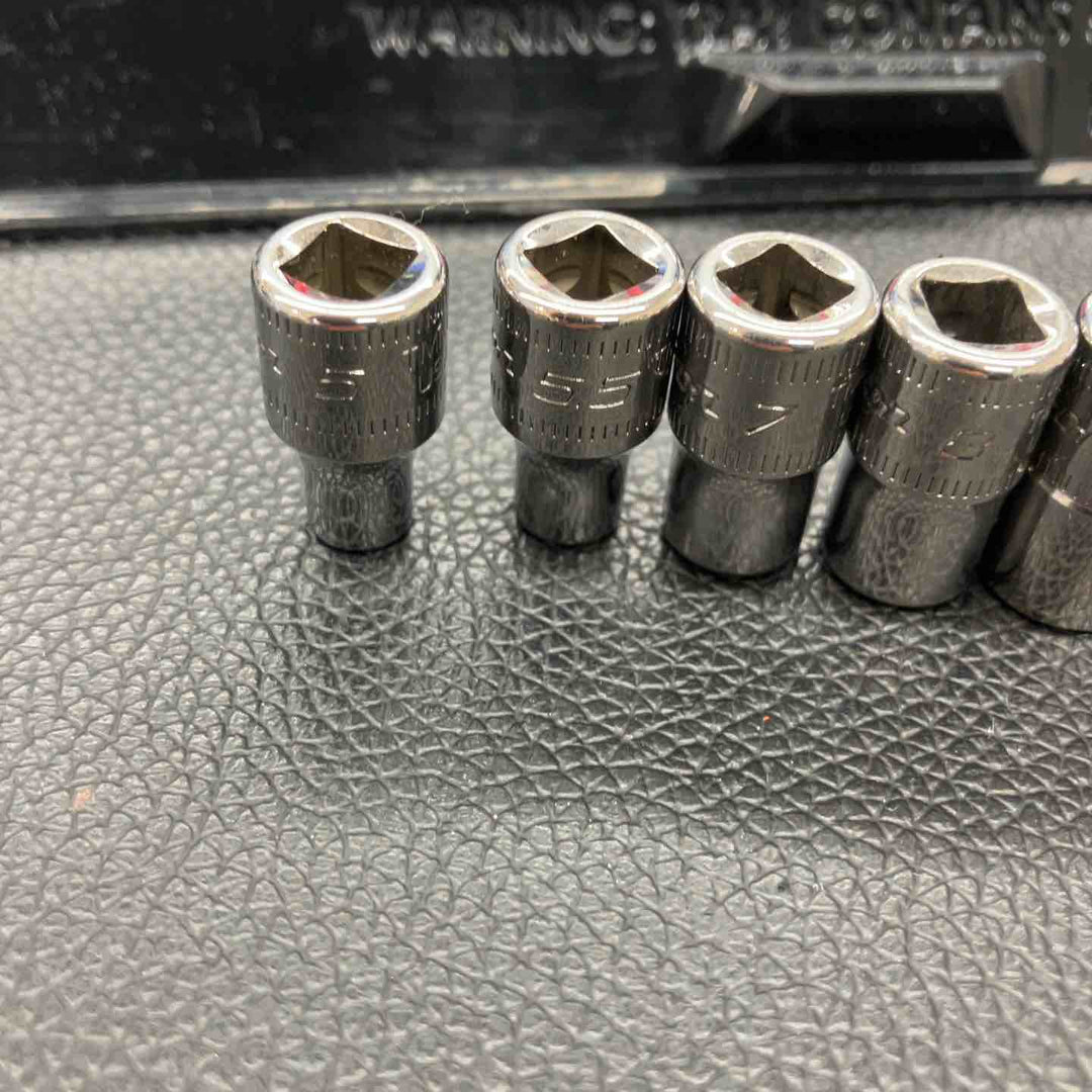 スナップオン 1/4シャローソケット11個 TMM5・5.5・7～15 ※6サイズ無し（TMM6）【八潮店】