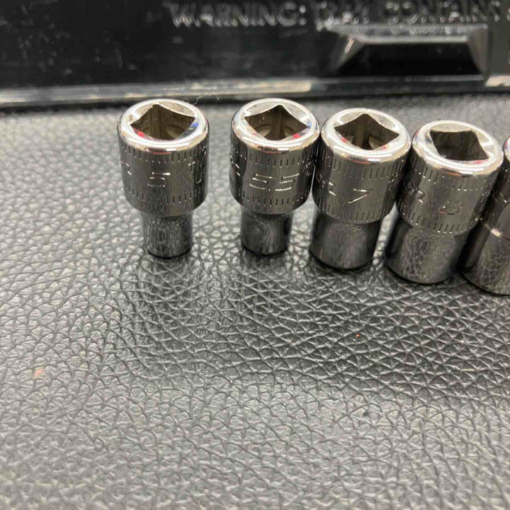 スナップオン 1/4シャローソケット11個 TMM5・5.5・7～15 ※6サイズ無し（TMM6）【八潮店】