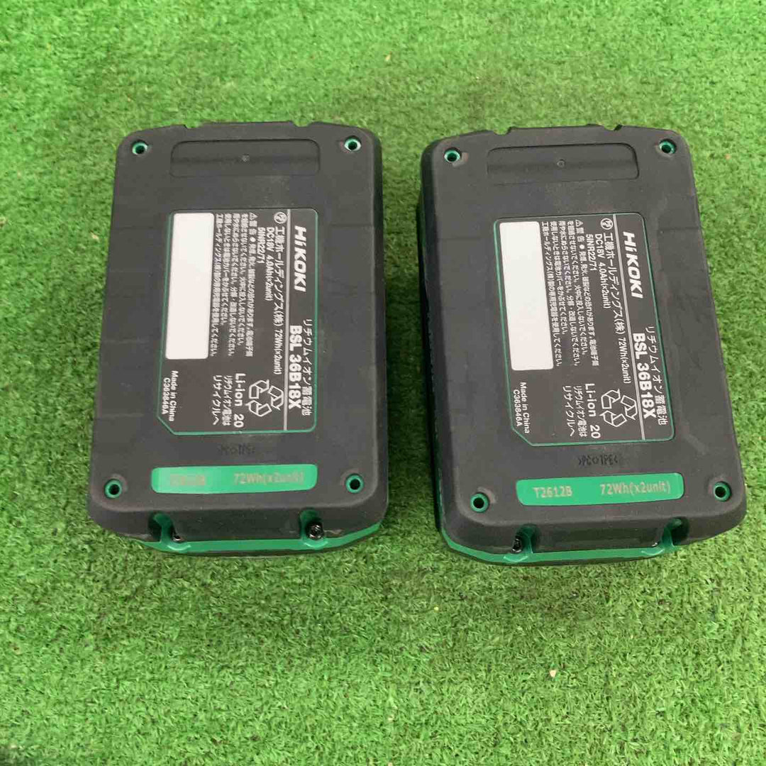 ★ハイコーキ(HIKOKI ※旧:日立工機) リチウムイオンバッテリー 36V/4.0Ah BSL36B18X【川崎店】