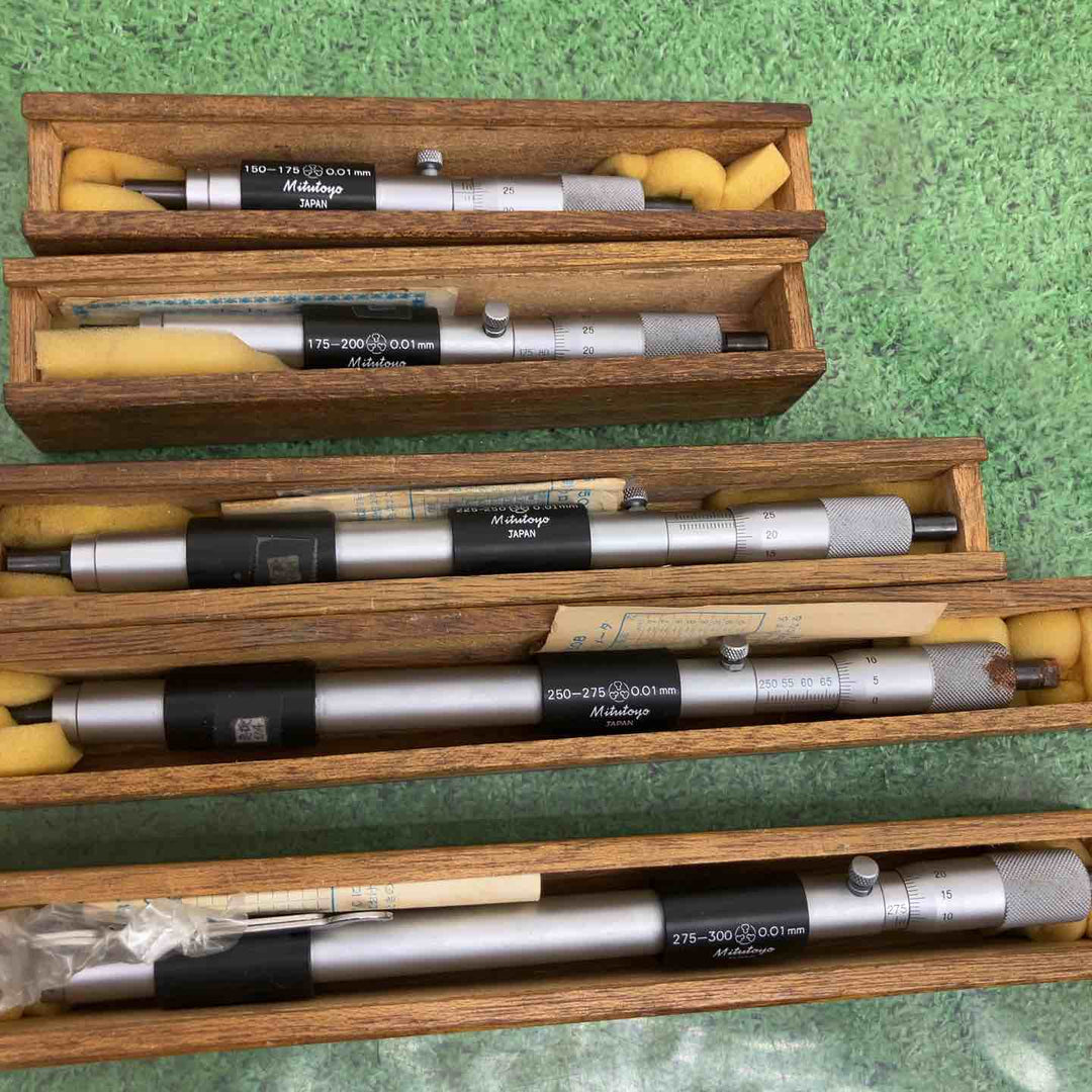 ミツトヨ 内側マイクロメーター セット  50~200mm/225mm~300mm【町田店】