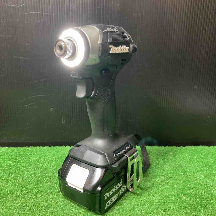 【美品】★マキタ(makita) コードレスインパクトドライバー TD173DRGXB バッテリー充電数 (2回、0回！)【岩槻店】