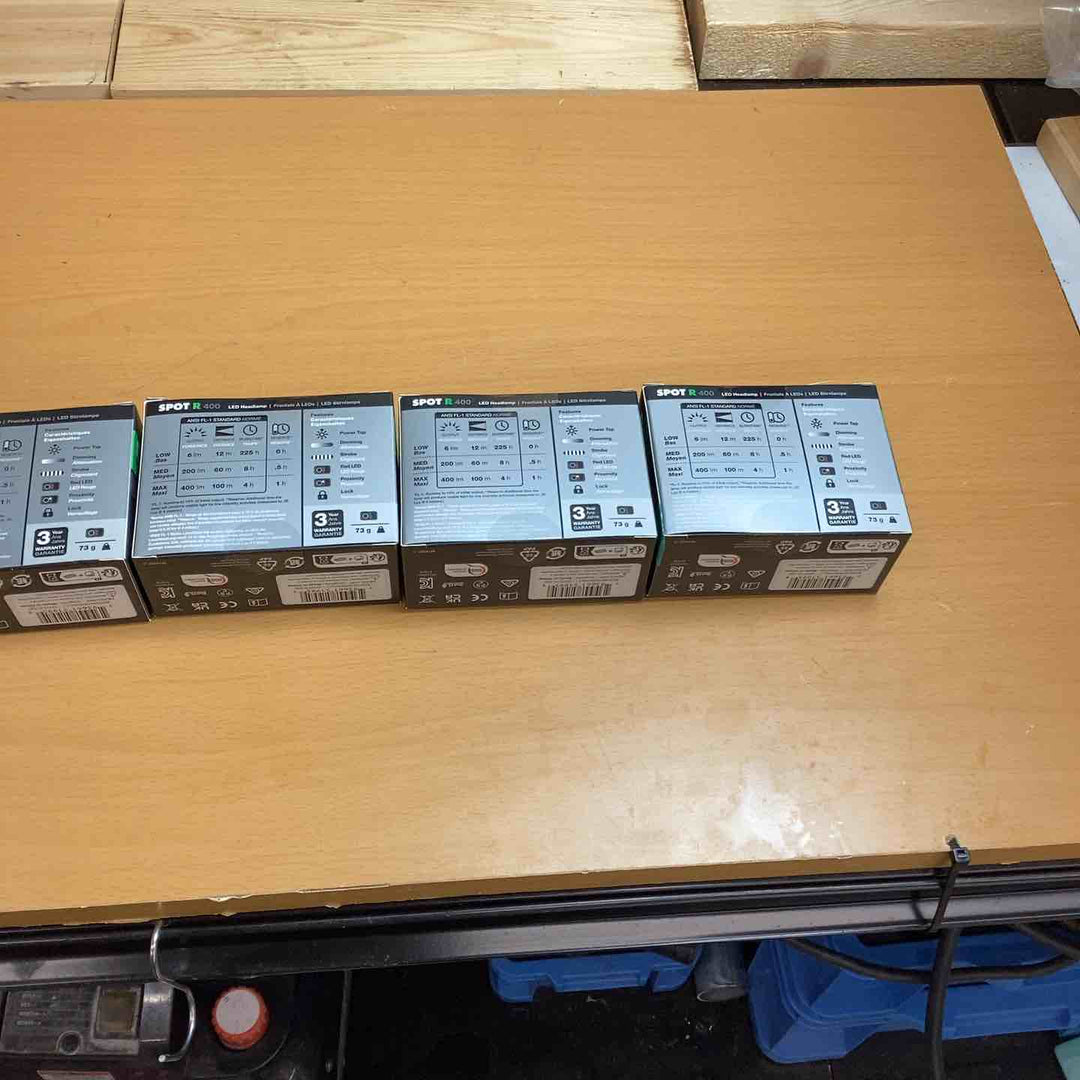 Black Diamond スポット400-R グラファイト 防水機能付き 5個セット 86 グラム軽量型【越谷店】