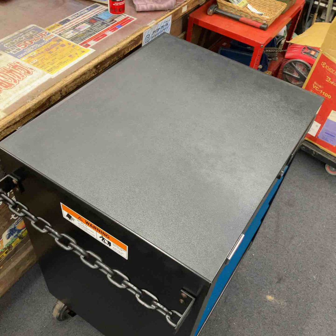 【店頭受取り限定】MACTOOLS マックツール 7ドロワー（7段）シングルバンク ロールキャビネット E2722-B-FBBL アルミ天板付き【柏店】