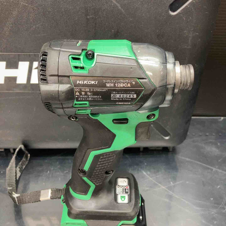 ハイコーキ(HIKOKI ※旧:日立工機) コードレスインパクトドライバー WH12DCA(2LS)【川越店】