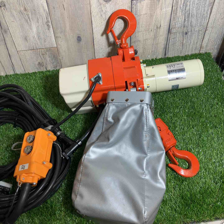 ★KITO(キトー) チェーンブロック ED48ST 定格荷重(t)：0.48、最大揚程：30ｍ(15×2)【戸田店】