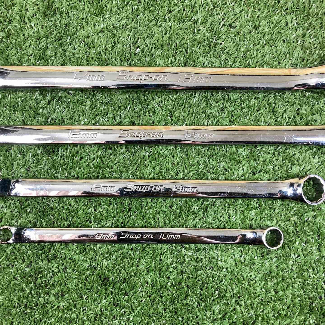 【美品】▼Snap-on/スナップオン　ストレートメガネレンチ1点メガネレンチ3点　計4点セット【川崎店】