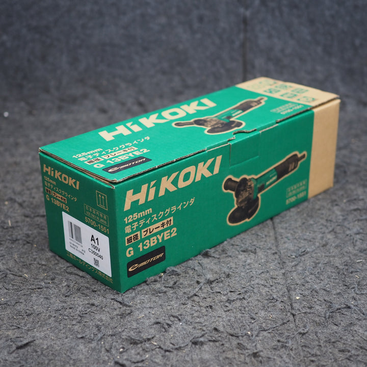 【未使用品】ハイコーキ/HIKOKI 125mmブレーキ付き電子ディスクグラインダ  G13BYE2 【鴻巣店】