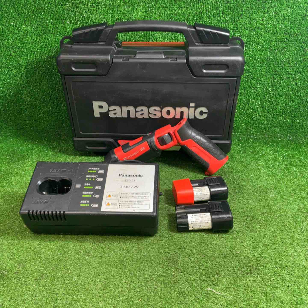 【中古品】 パナソニック(Panasonic) 充電スティックインパクトドライバー7.2V1.5Ah レッド EZ7521LA2S-R 【藤沢店】
