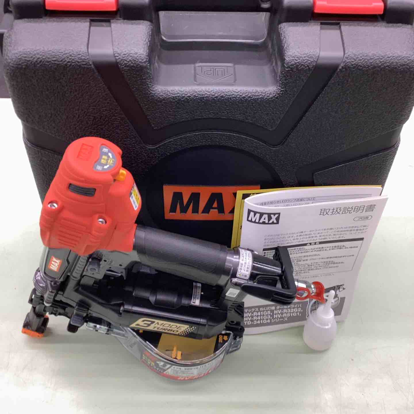 ★マックス(MAX) 高圧エアネジ打ち機 HV-R41G5-G【越谷店】 ☆マックス(MAX) 高圧エアネジ打ち機 HV-R41G5-G 段ボール無し 【越谷