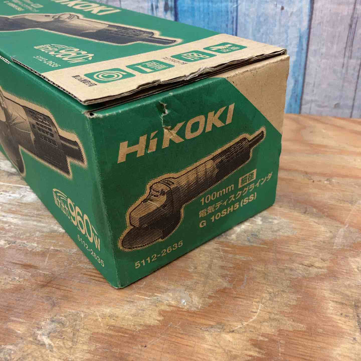 ☆ハイコーキ(HIKOKI ※旧:日立工機) 100mmディスクグラインダ G10SH5(SS)店頭展示品【柏店】