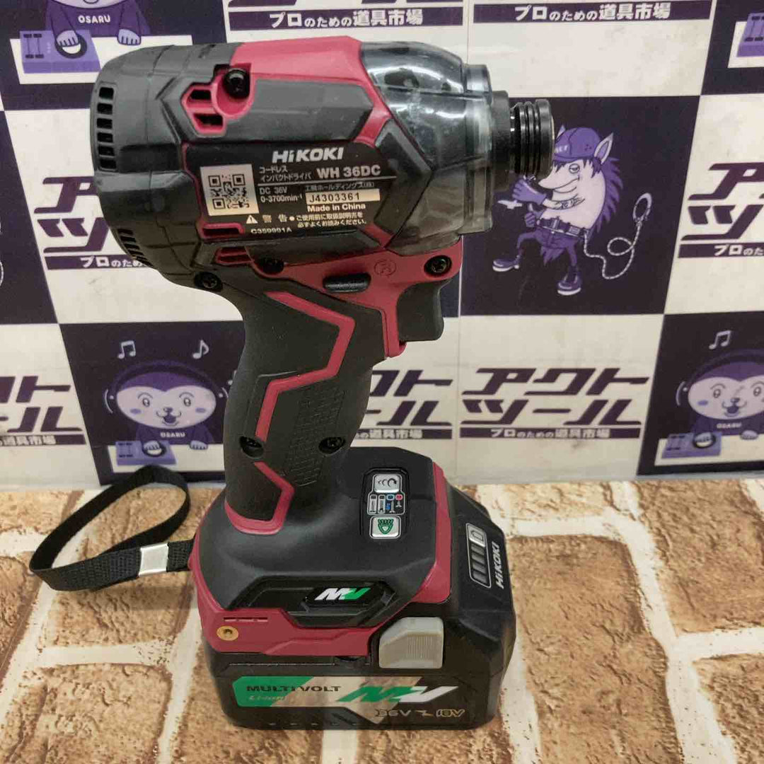 ☆ハイコーキ(HIKOKI ※旧:日立工機) コードレスインパクトドライバ WH36DC(2XPRS)【所沢店】