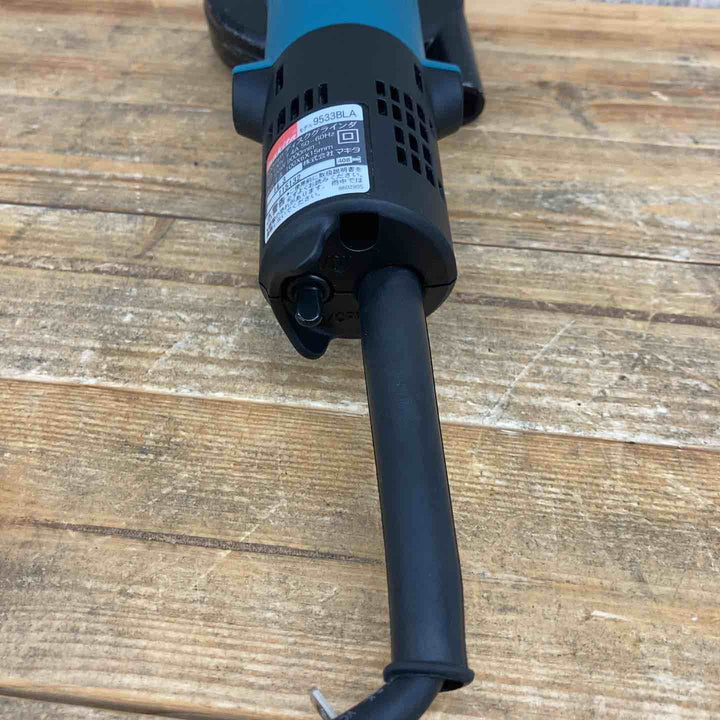 【中古美品】 マキタ(makita) ディスクグラインダ 低速高トルク ブレーキ付 100mm 9533BLA 切断 砥石 サンダー 鉄 100V 【東大和店】