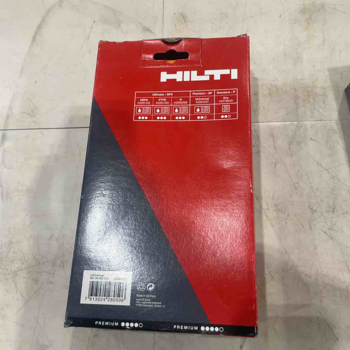 HILTI ヒルティ フィルターエレメント Filter element VC 20/50/150 用 2個セット 箱少し痛みあり【川口店】