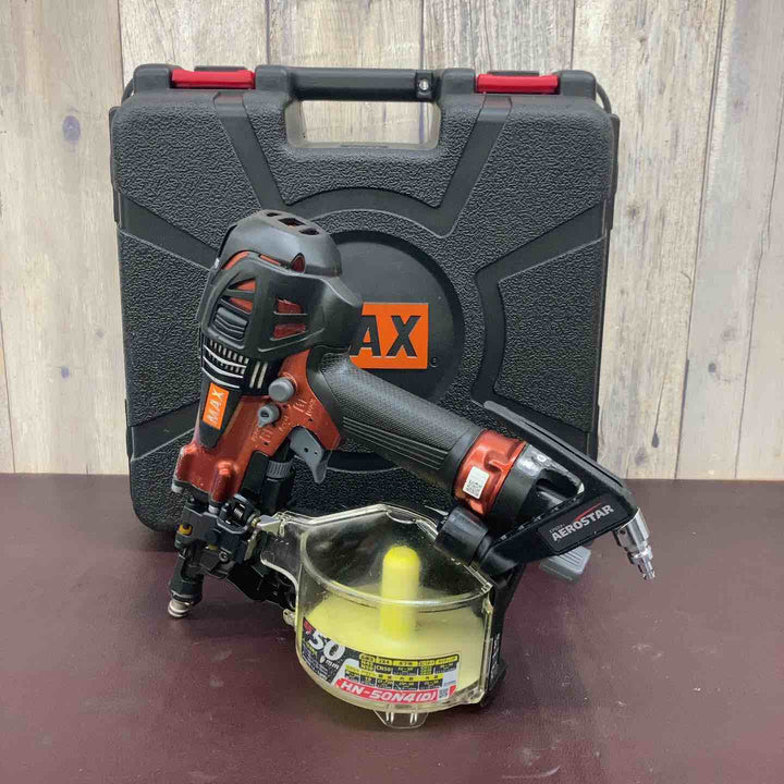 【中古品】 マックス(MAX) 50mm 高圧エア釘打ち機 HN-50N4(D)-R 【東大和店】