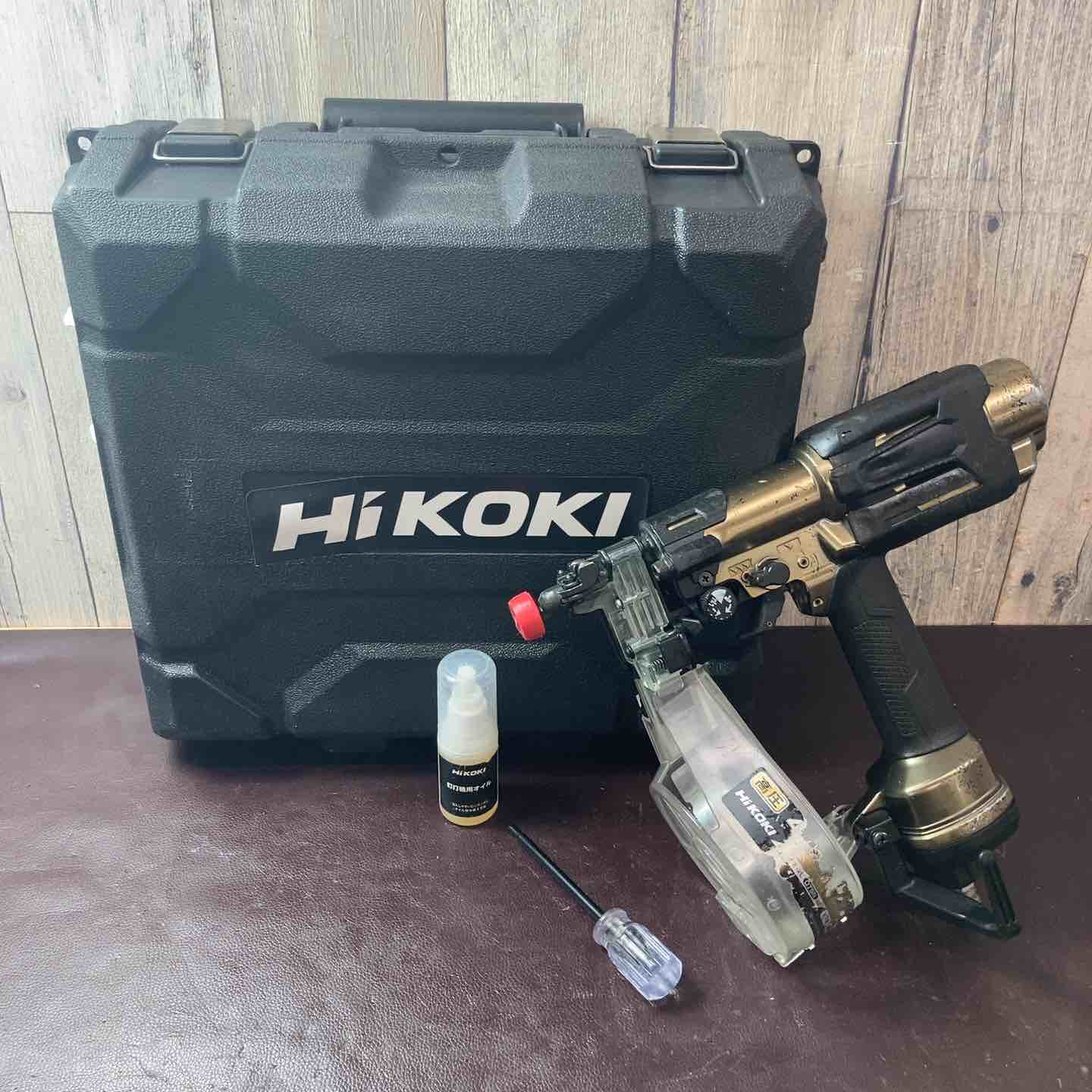 中古品】 ハイコーキ(HIKOKI ※旧:日立工機) 高圧エアネジ打ち機 WF4HS