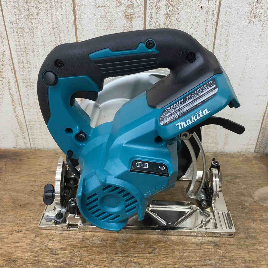 【中古品】★マキタ(makita) コードレス丸のこ HS631DZ 18V 本体のみ 部品欠品あり【柏店】