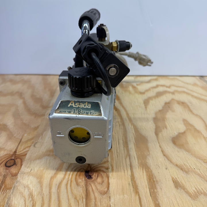 【中古品】アサダ(ASADA) 真空ポンプ WV210 1.8CFM Eco【電材館越谷店】