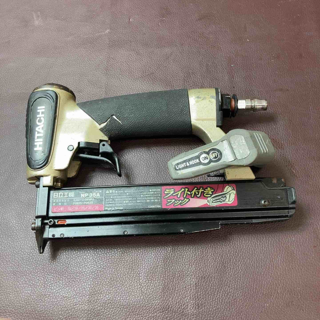 【中古品】 ハイコーキ(HIKOKI ※旧:日立工機) 常圧ピンネイラ NP35A 釘打ち機 エア工具 【東大和店】