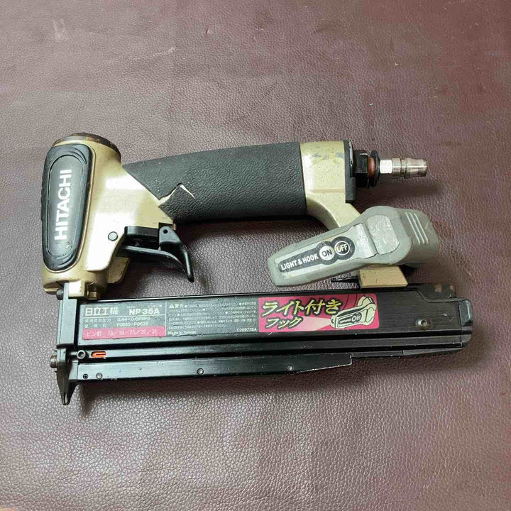【中古品】 ハイコーキ(HIKOKI ※旧:日立工機) 常圧ピンネイラ NP35A 釘打ち機 エア工具 【東大和店】