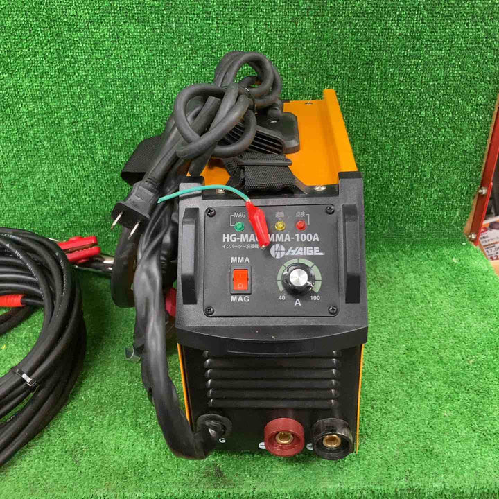 ハイガー　半自動溶接機　HG-MAG/MMA-100A【川崎店】