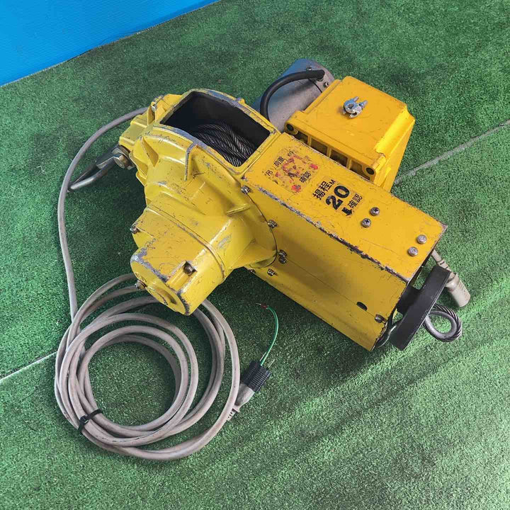 【ジャンク品】◇トーヨーコーケン(TKK) ベビーホイスト BH-400  電動ウインチ(ワイヤー)【岩槻店】