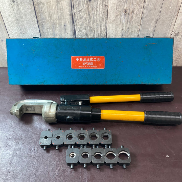 【中古品】◇泉精器(IZUMI)  T型手動油圧式圧縮工具 EP-365 ダイス付き【東大和店】